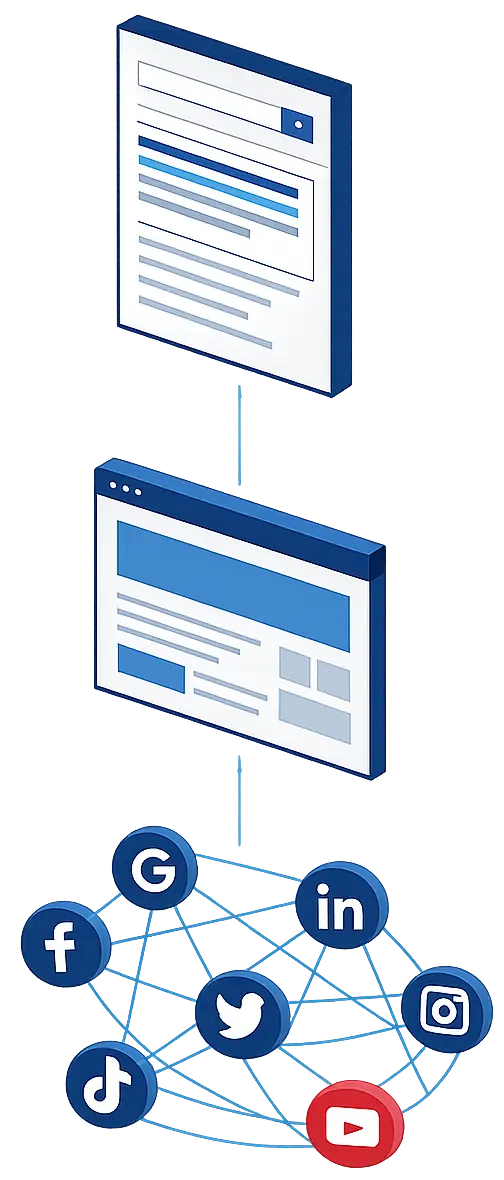 Website authority proof signals